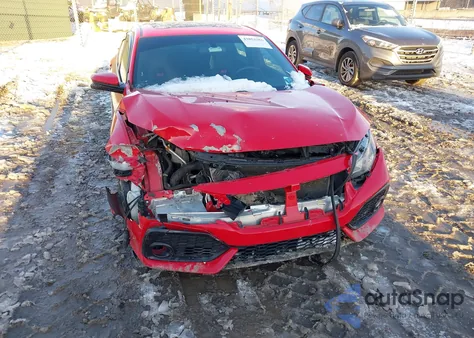 2018 Honda Civic Si из США, поврежденный, VIN 2HGFC1E55JH705967